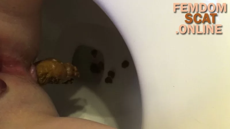 SexyScatForYou – Close up Shit toilet new scat porn video