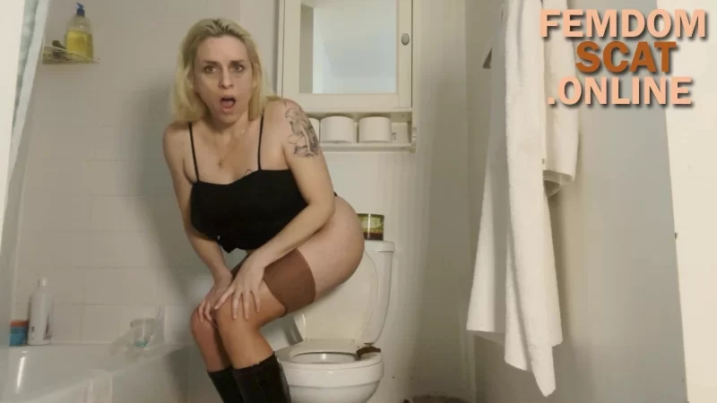 DirtyDaisy – Distinguished whore's diarrhea accident new scat porn video