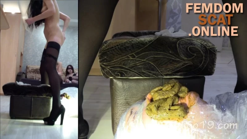 Girls feed mummified slave with shit – MilanaSmelly Face Shitting new femdom scat porn videos