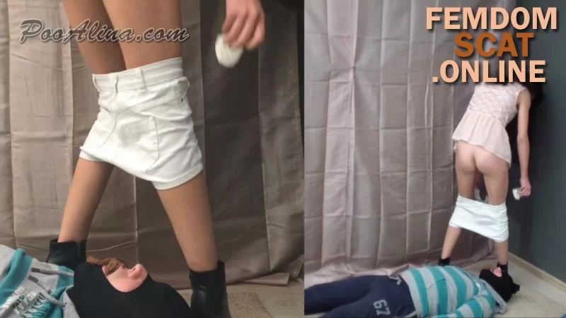 suppkakiem – Alina liquid pooping and dancing on slave