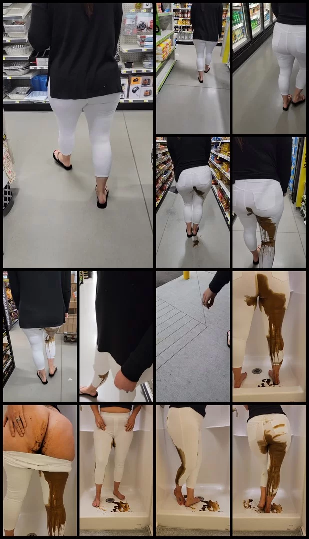 Lexipoo – Lexi Public Diarrhea in White Jeans + Bonus Poop