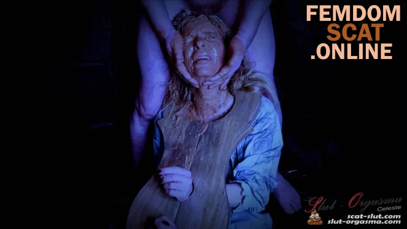 SlutOrgasma – Scat Slut Celeste medieval slave shit training