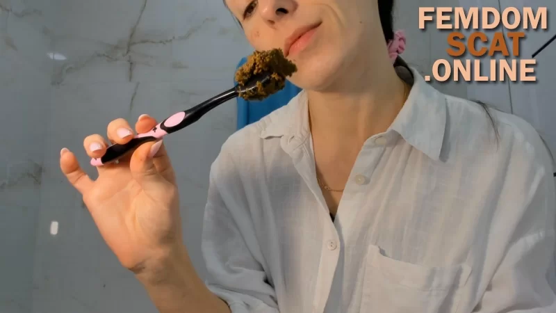 OksiLove – let's brush my teeth with poop paste