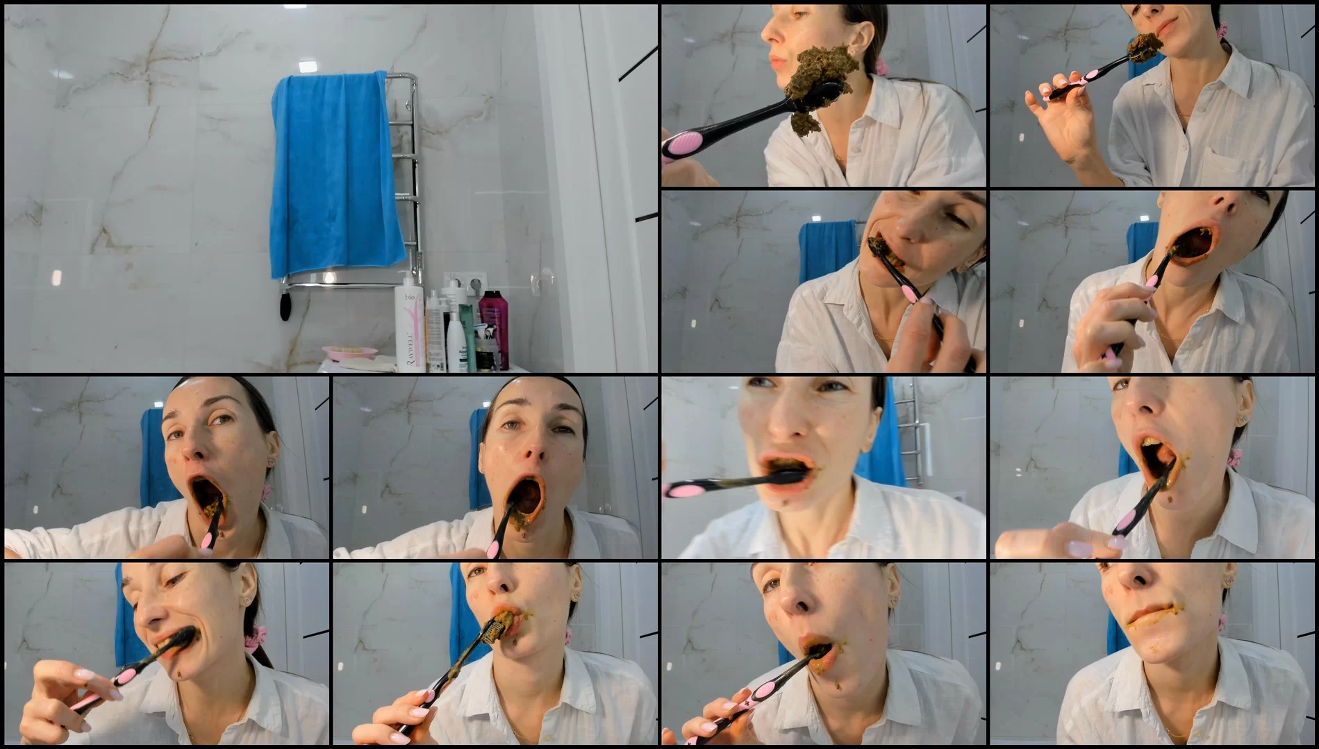 OksiLove – let's brush my teeth with poop paste