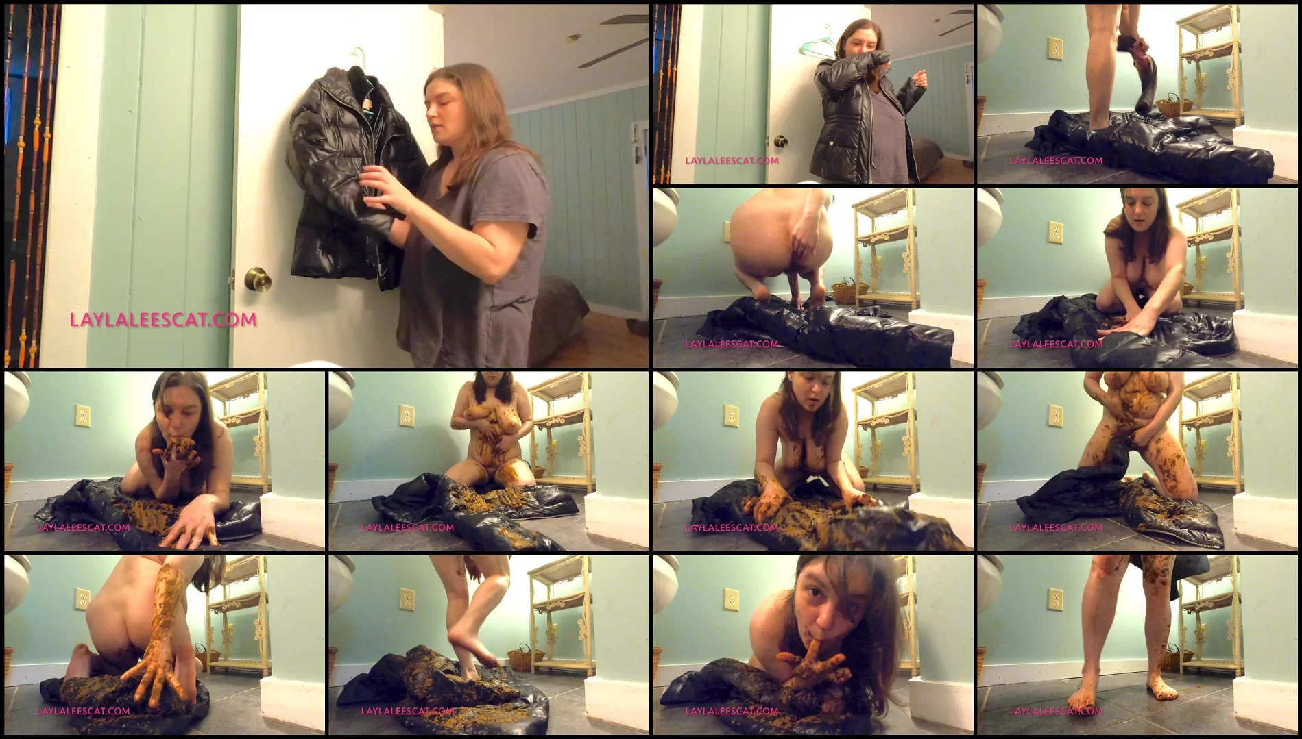 Layla Lee – New Jacket gets Destroyed with Layla's Scat!!