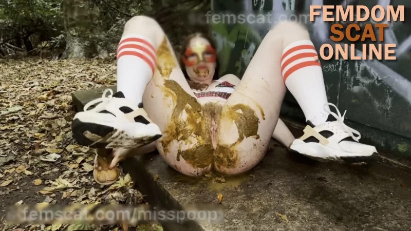 MissPoop – Slutty schoolgirl in the woods