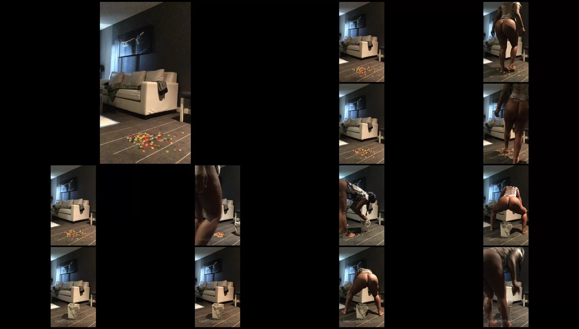 funkyladies – Giantess Ebony Jewel's Stump & Dump!!