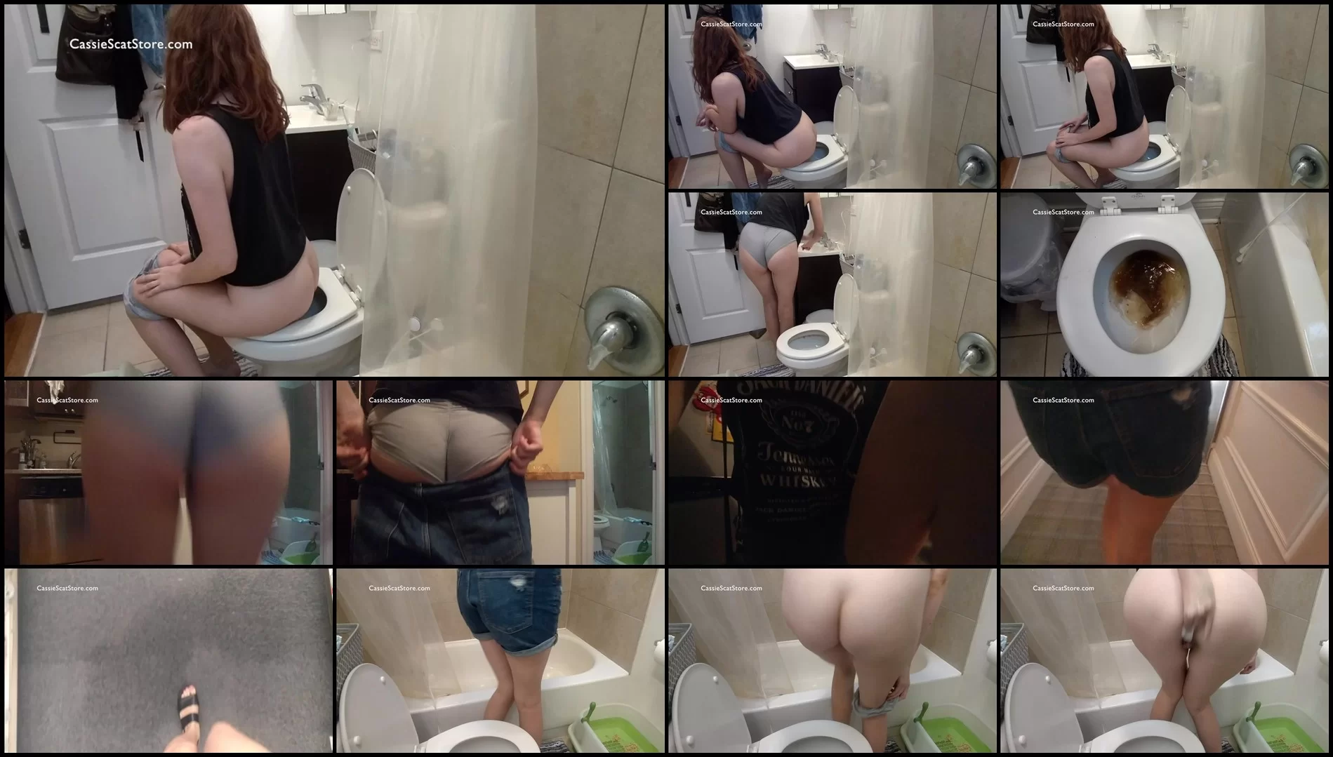 CassieScat – Explosive Diarrhea+Bad Wipe Leaves Skidded Panties